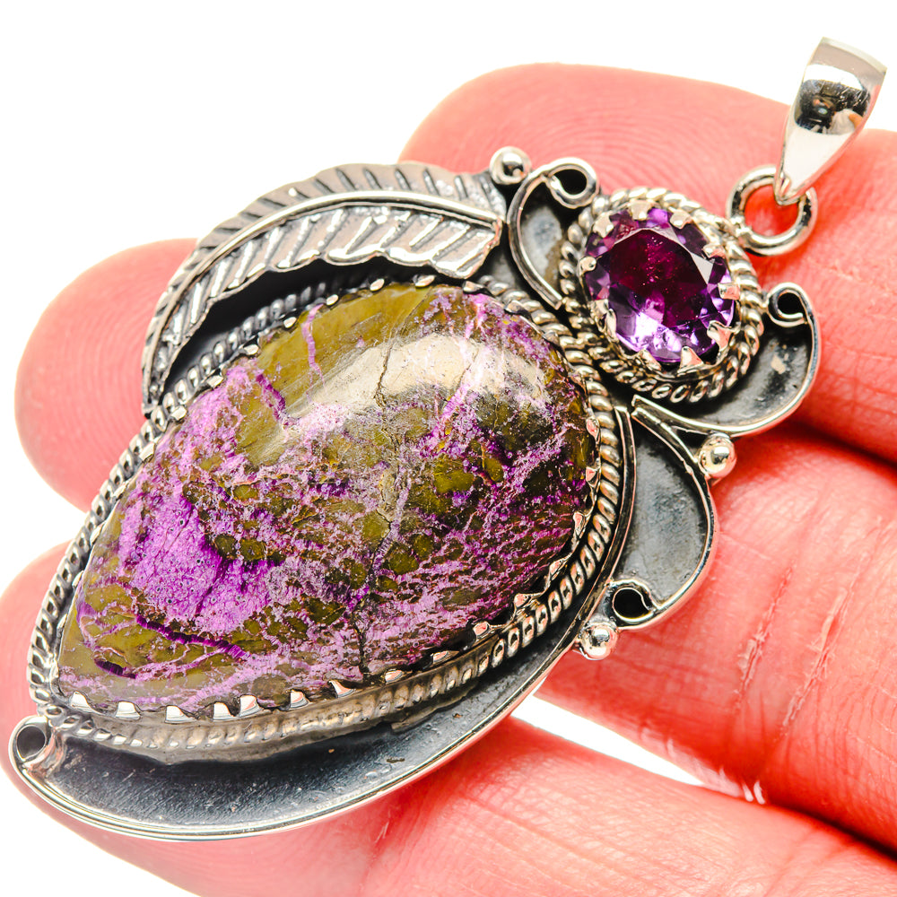 Stichtite Pendants handcrafted by Anasilvercos - PD20041