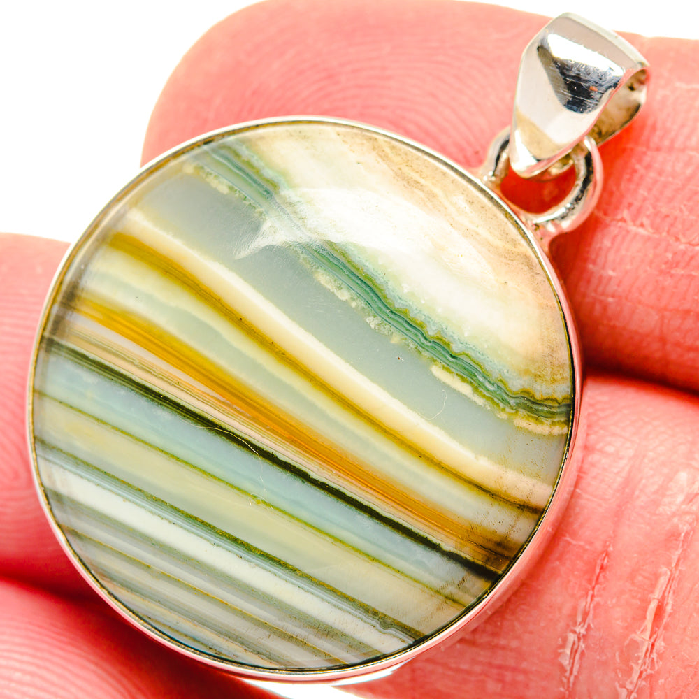Ocean Jasper Pendants handcrafted by Anasilvercos - PD20045