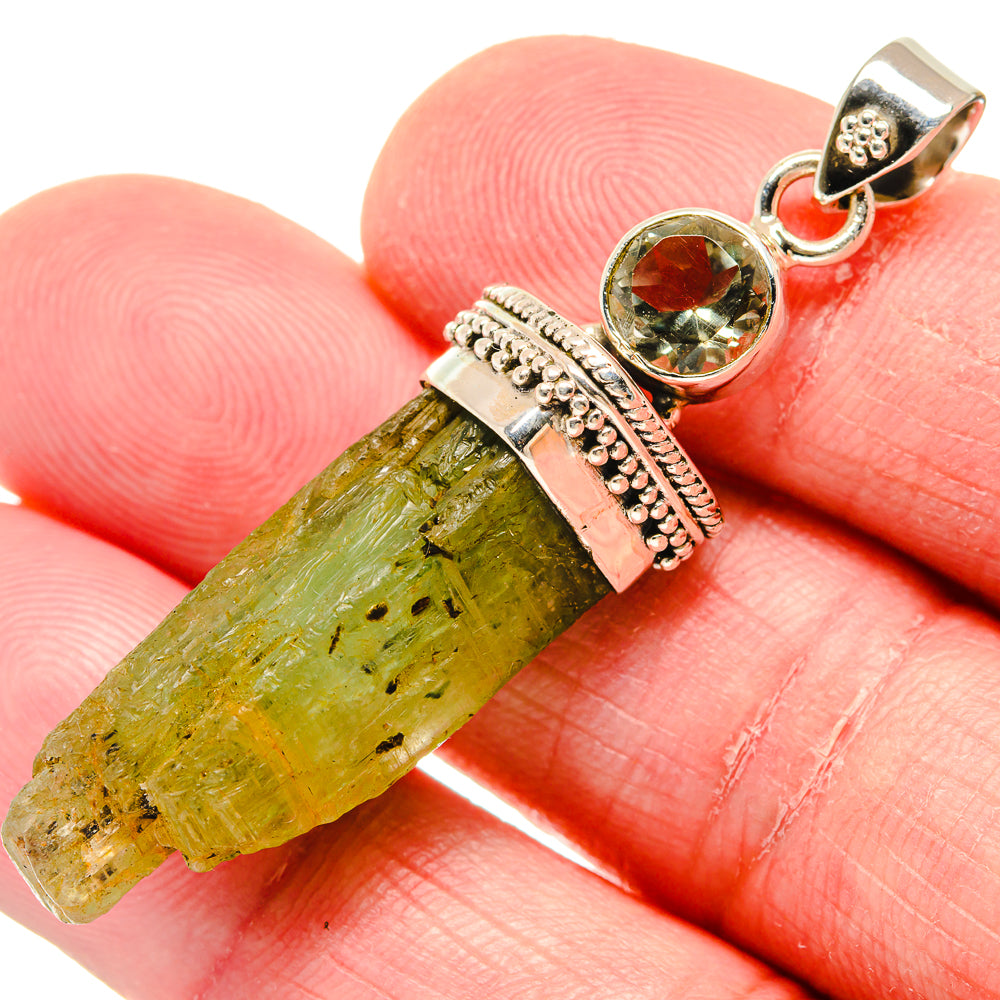 Peridot Pendants handcrafted by Anasilvercos - PD20053
