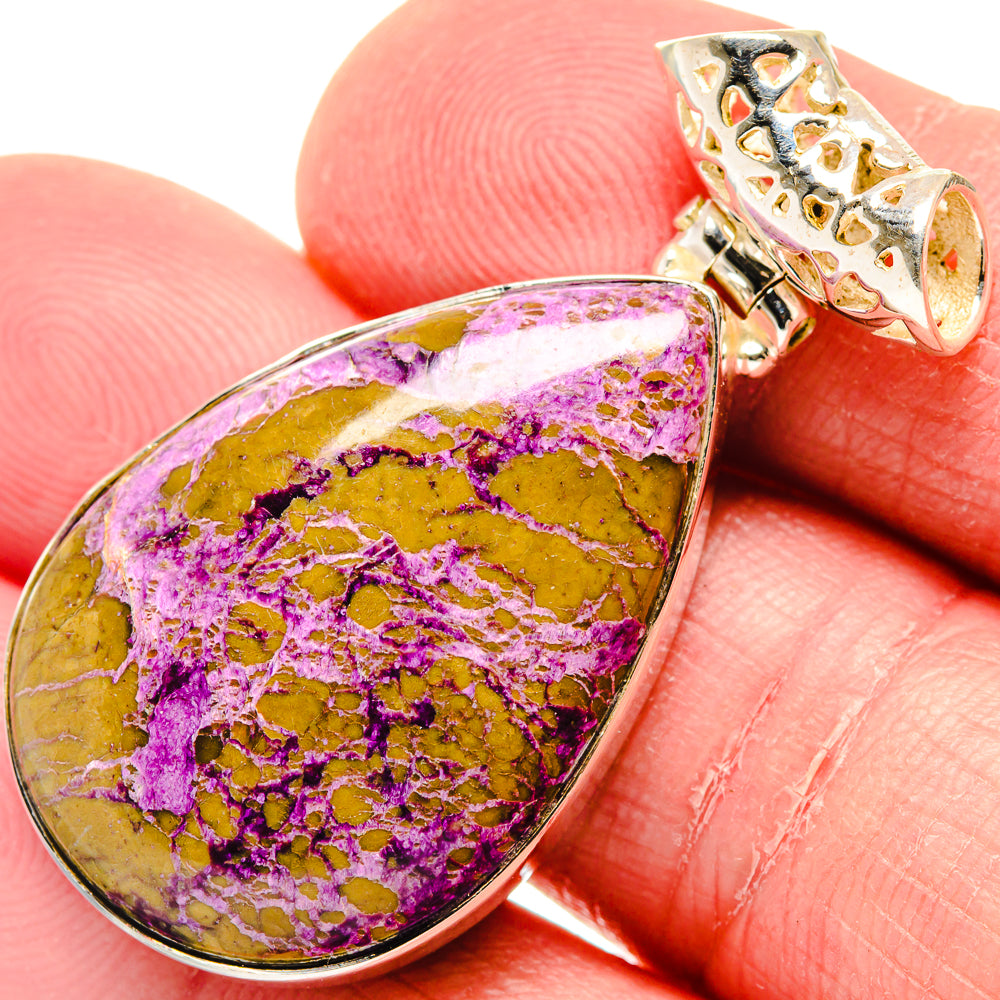 Stichtite Pendants handcrafted by Anasilvercos - PD20055