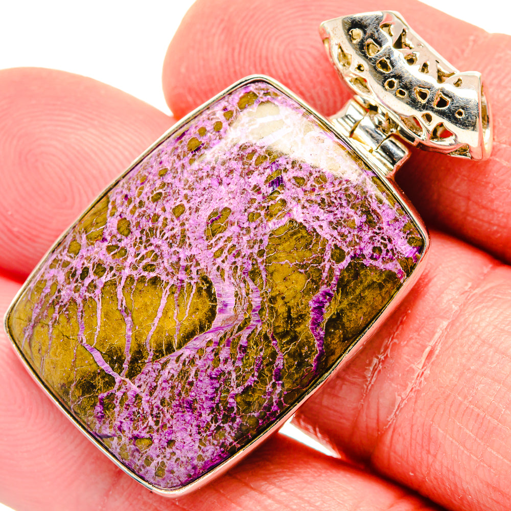 Stichtite Pendants handcrafted by Anasilvercos - PD20057
