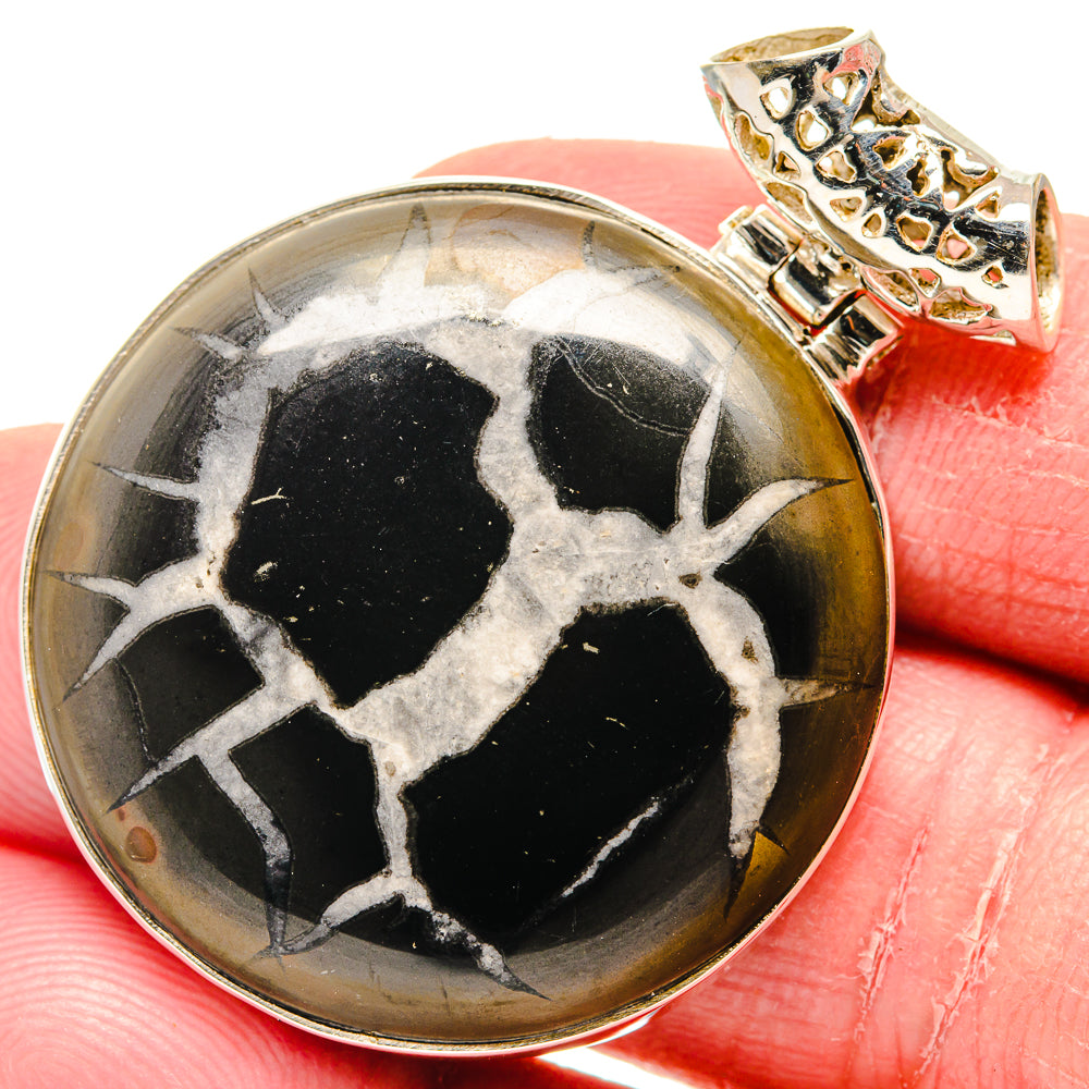 Septarian Geode Pendants handcrafted by Anasilvercos - PD20059