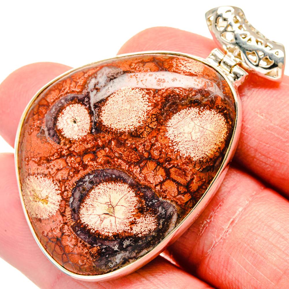 Poppy Jasper Pendants handcrafted by Anasilvercos - PD20061