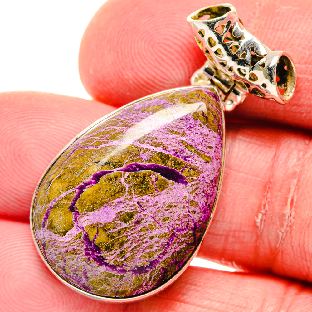 Stichtite Pendants handcrafted by Anasilvercos - PD20066