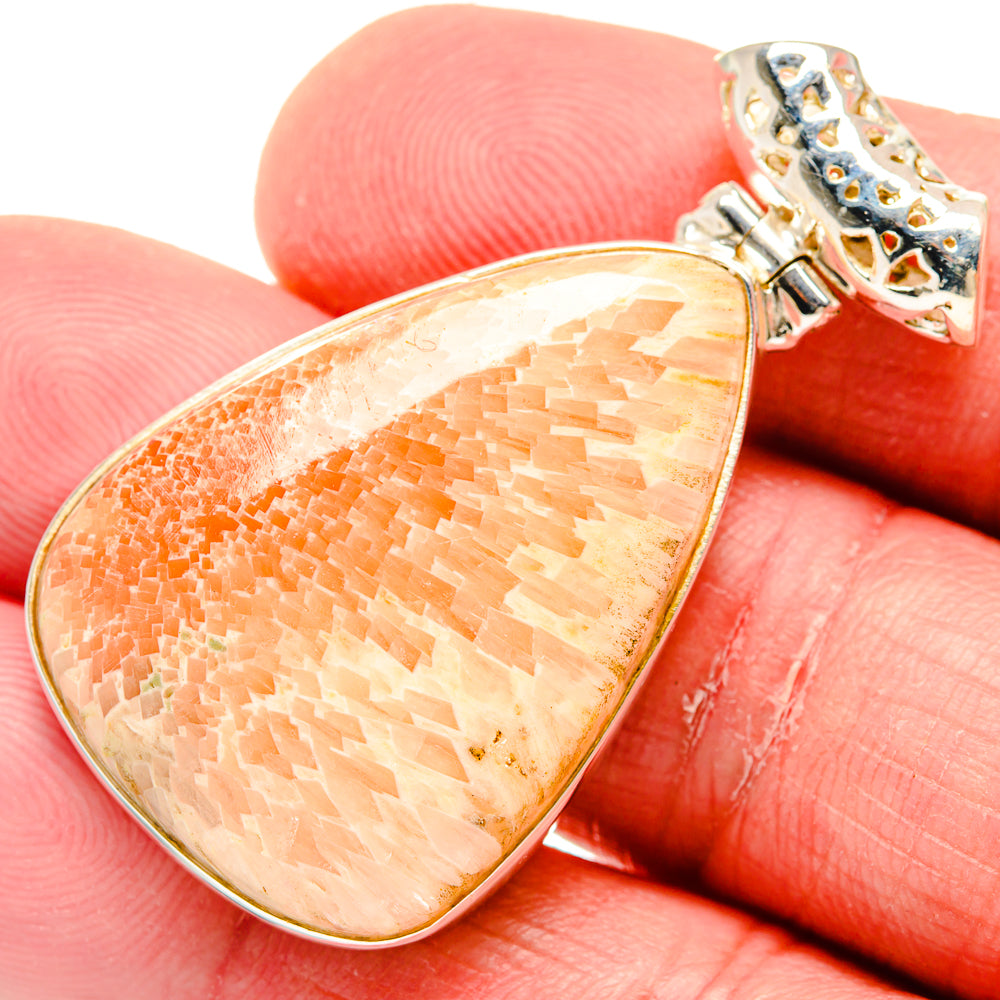 Scolecite Pendants handcrafted by Anasilvercos - PD20067