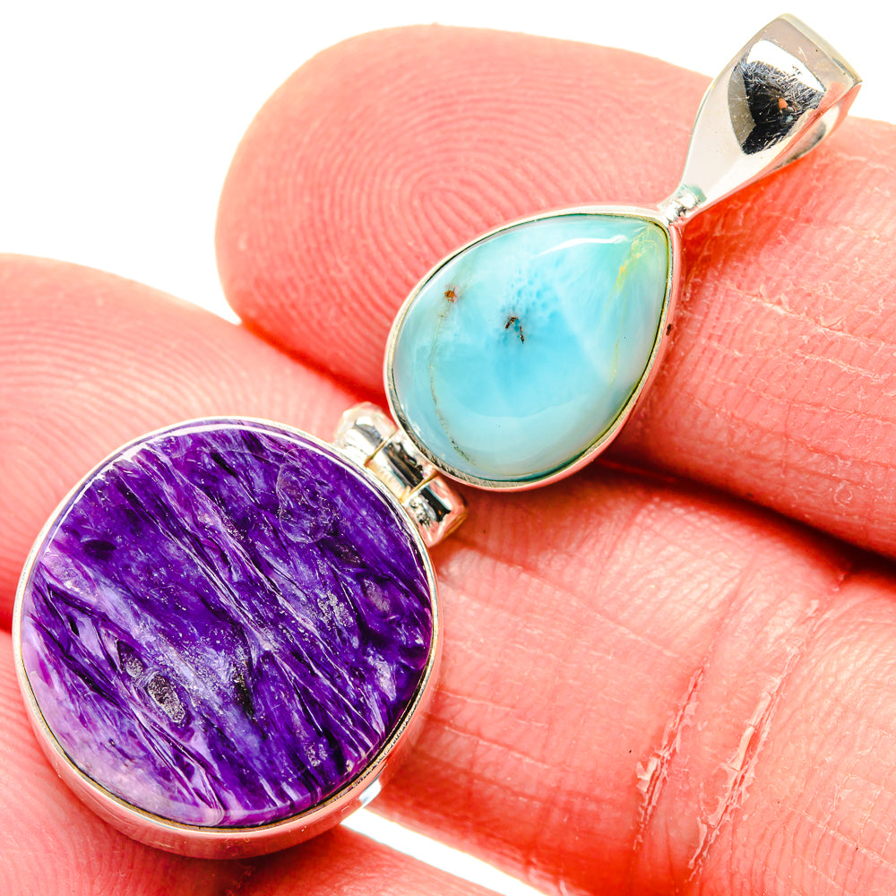 Charoite Pendants handcrafted by Anasilvercos - PD20080