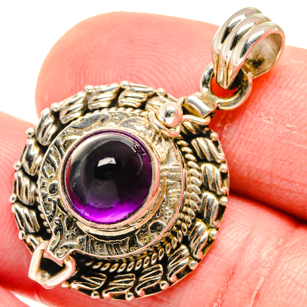 Amethyst Pendants handcrafted by Anasilvercos - PD20114