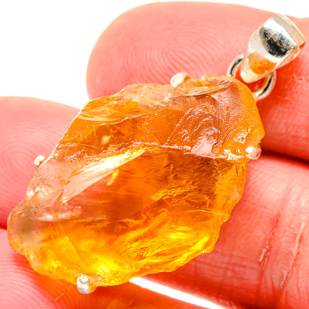 Citrine Pendants handcrafted by Anasilvercos - PD20120