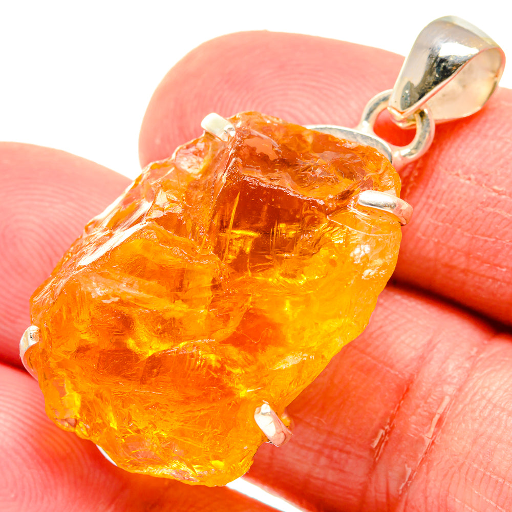 Citrine Pendants handcrafted by Anasilvercos - PD20121