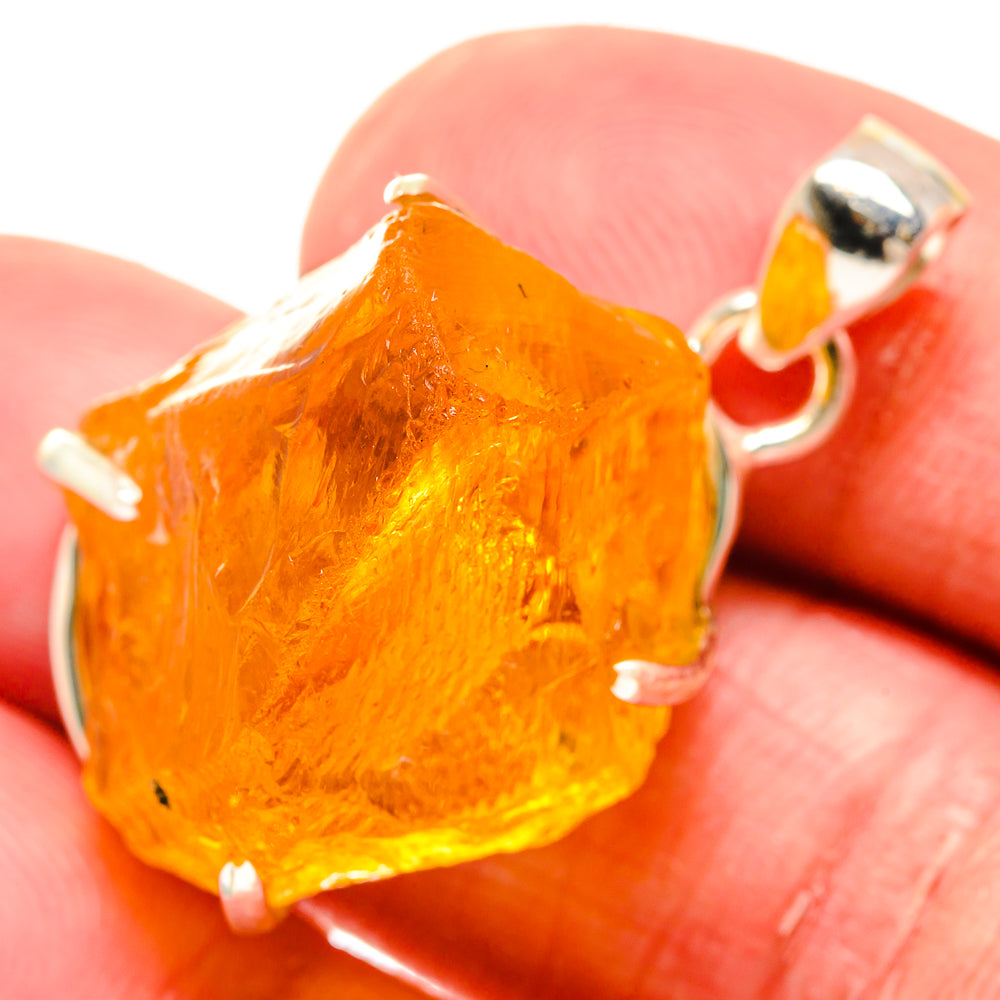 Citrine Pendants handcrafted by Anasilvercos - PD20122
