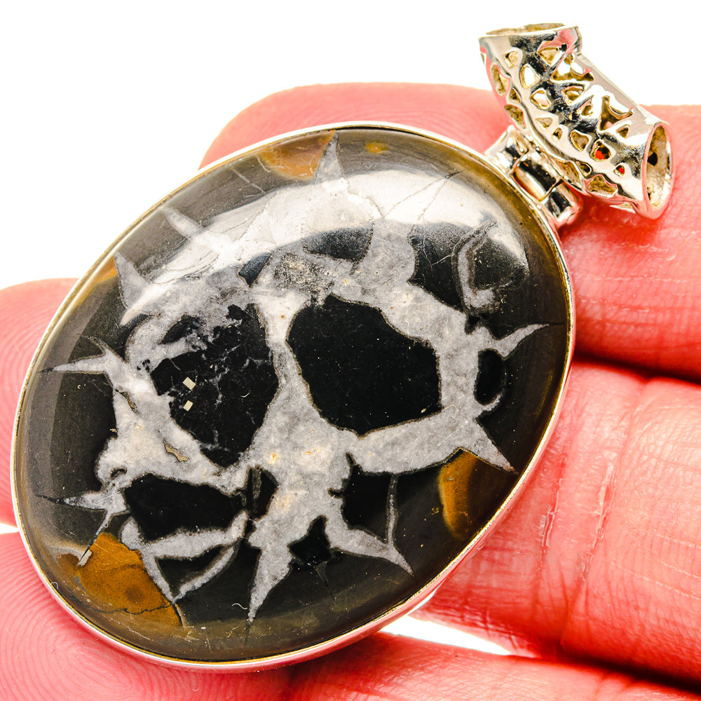 Septarian Geode Pendants handcrafted by Anasilvercos - PD20137