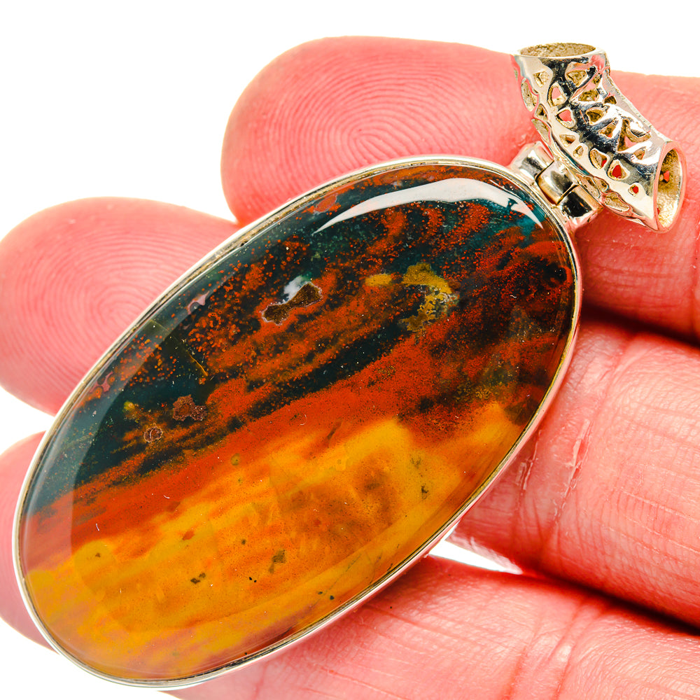 Bloodstone Pendants handcrafted by Anasilvercos - PD20141
