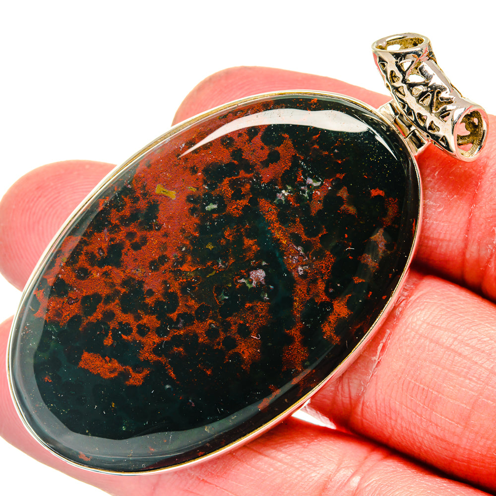 Bloodstone Pendants handcrafted by Anasilvercos - PD20142