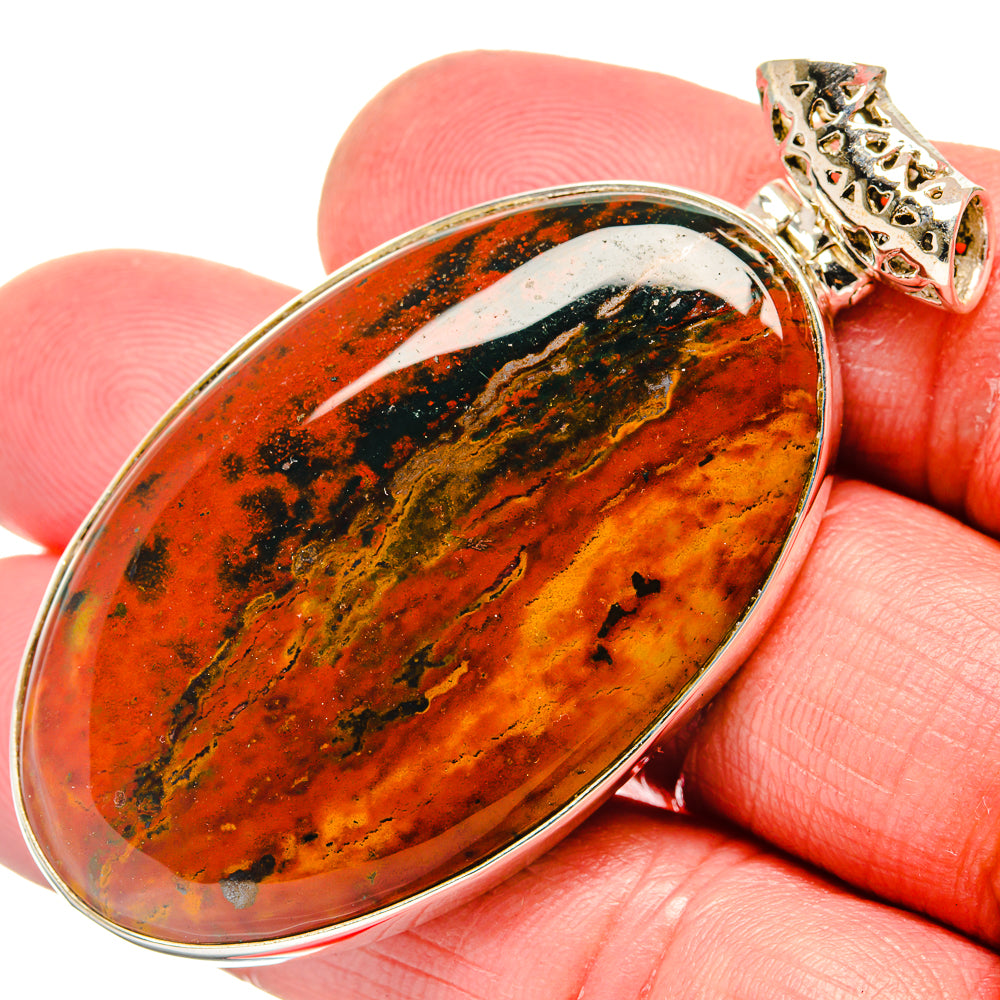 Bloodstone Pendants handcrafted by Anasilvercos - PD20144