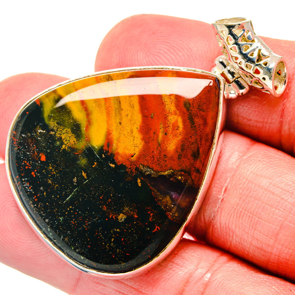 Bloodstone Pendants handcrafted by Anasilvercos - PD20147