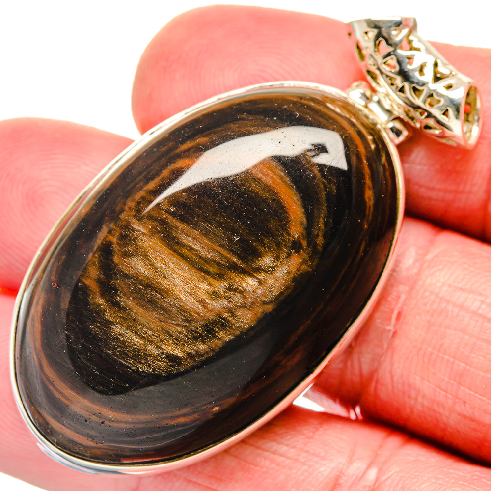 Hypersthene Pendants handcrafted by Anasilvercos - PD20175