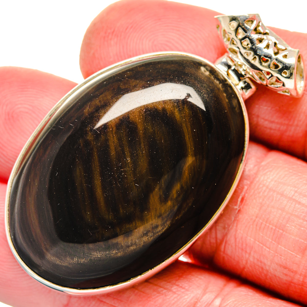 Hypersthene Pendants handcrafted by Anasilvercos - PD20178