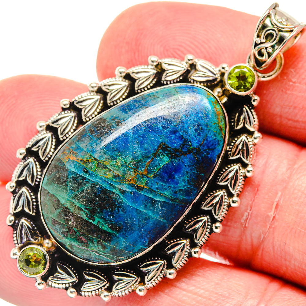 Shattuckite Pendants handcrafted by Anasilvercos - PD20203