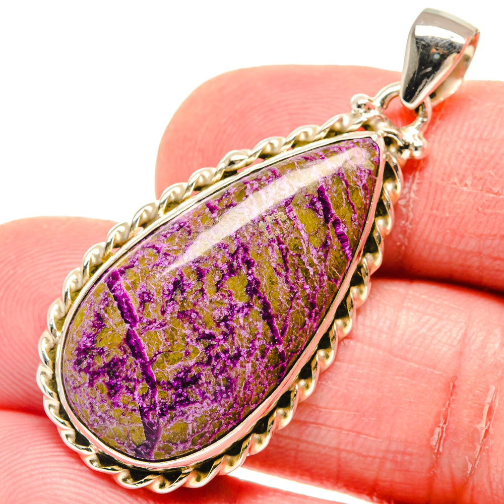 Stichtite Pendants handcrafted by Anasilvercos - PD20218
