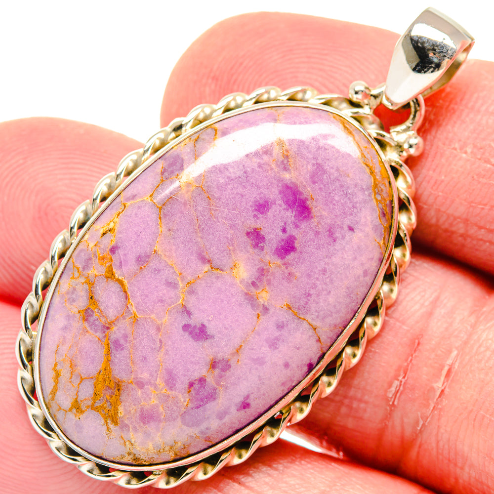 Phosphosiderite Pendants handcrafted by Anasilvercos - PD20219
