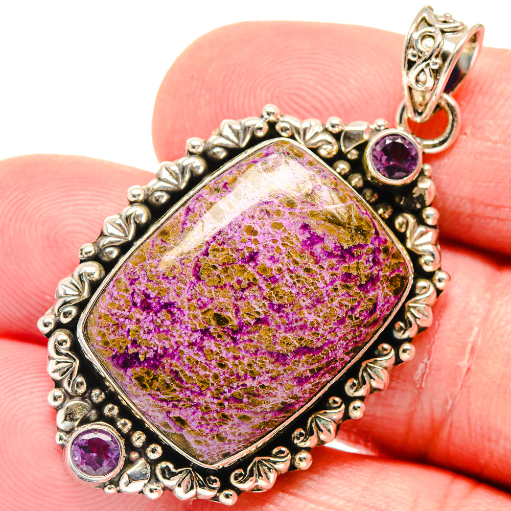 Stichtite Pendants handcrafted by Anasilvercos - PD20221