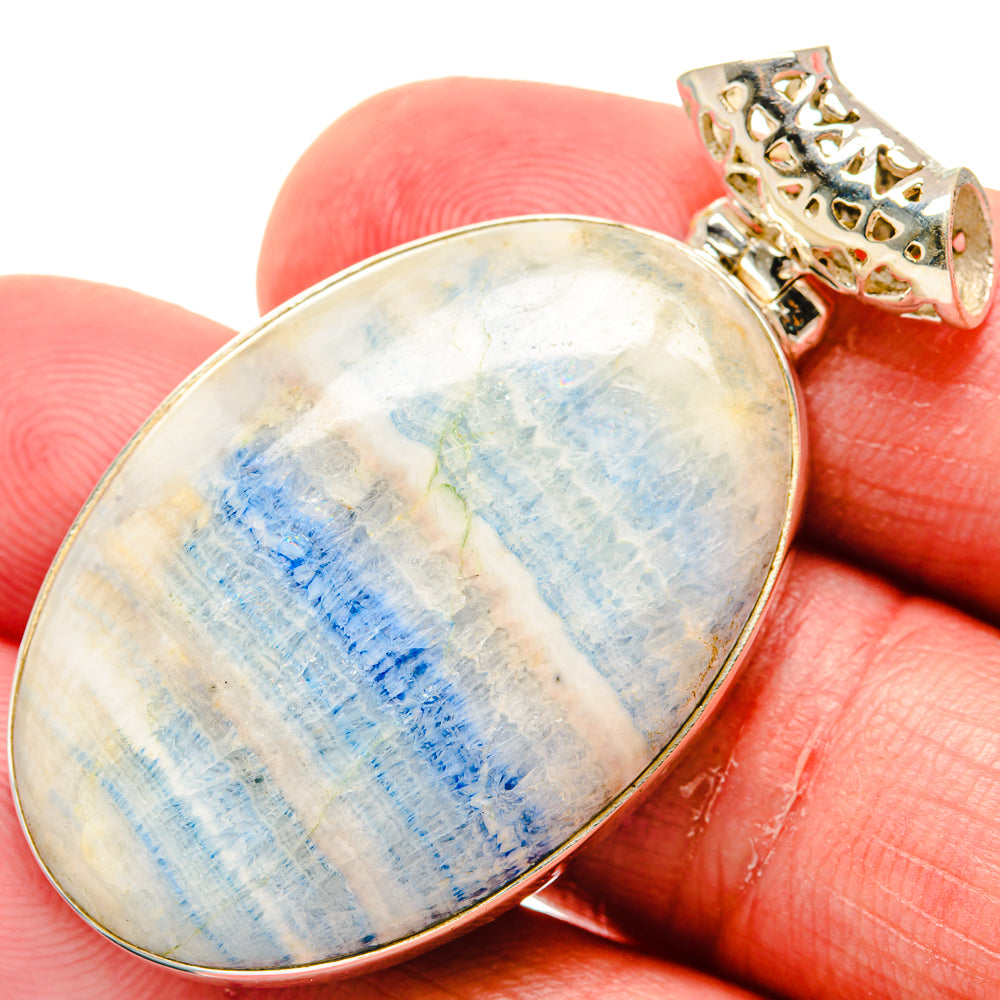 Blue Scheelite Pendants handcrafted by Anasilvercos - PD20234