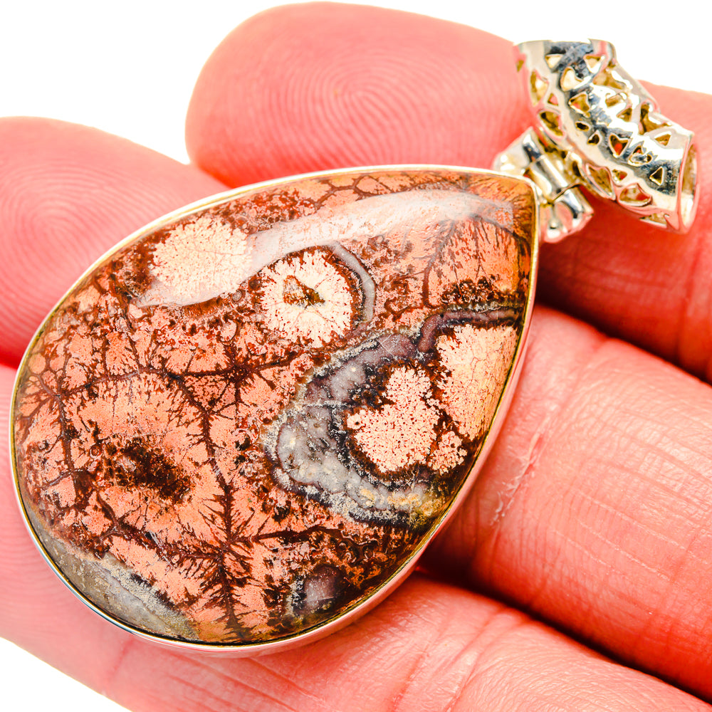 Poppy Jasper Pendants handcrafted by Anasilvercos - PD20242
