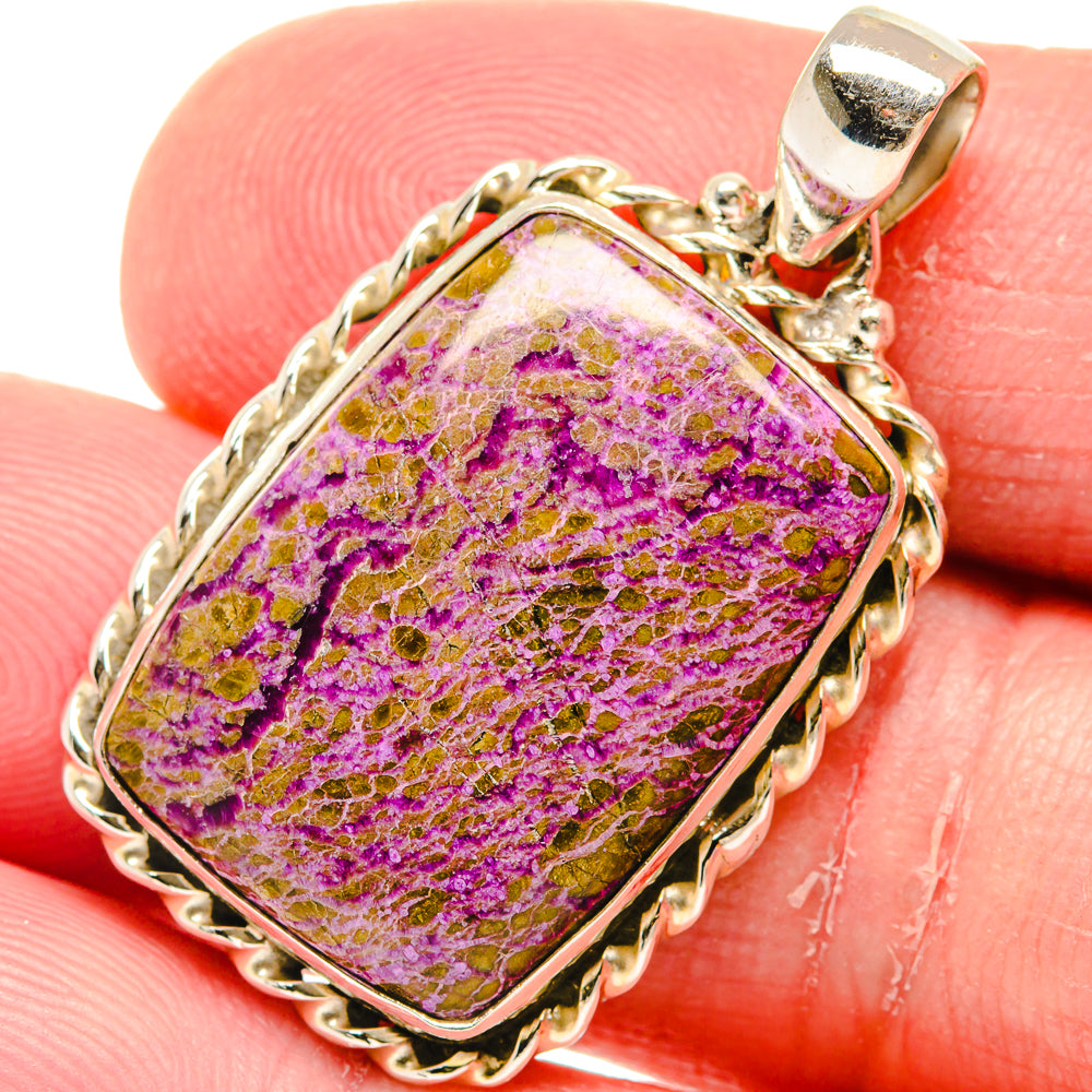Stichtite Pendants handcrafted by Anasilvercos - PD20274