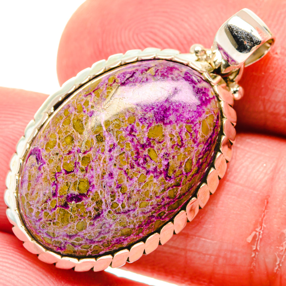 Stichtite Pendants handcrafted by Anasilvercos - PD20282