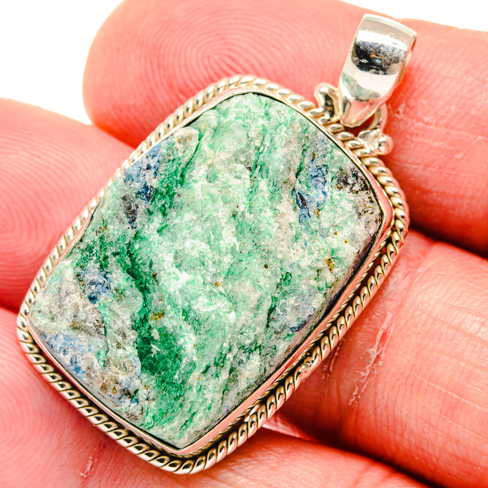 Chrysoprase Pendants handcrafted by Anasilvercos - PD20284