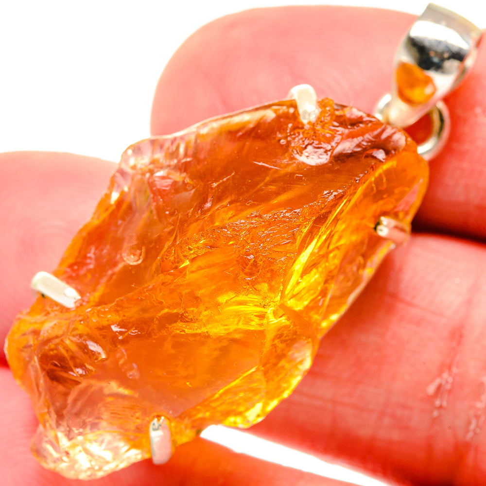 Citrine Pendants handcrafted by Anasilvercos - PD20290