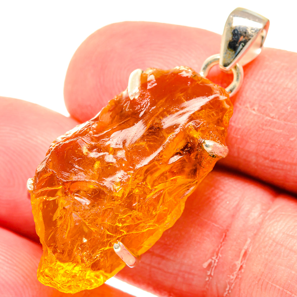 Citrine Pendants handcrafted by Anasilvercos - PD20291