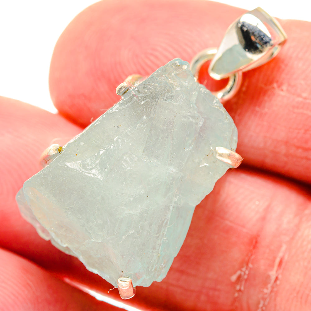 Aquamarine Pendants handcrafted by Anasilvercos - PD20294