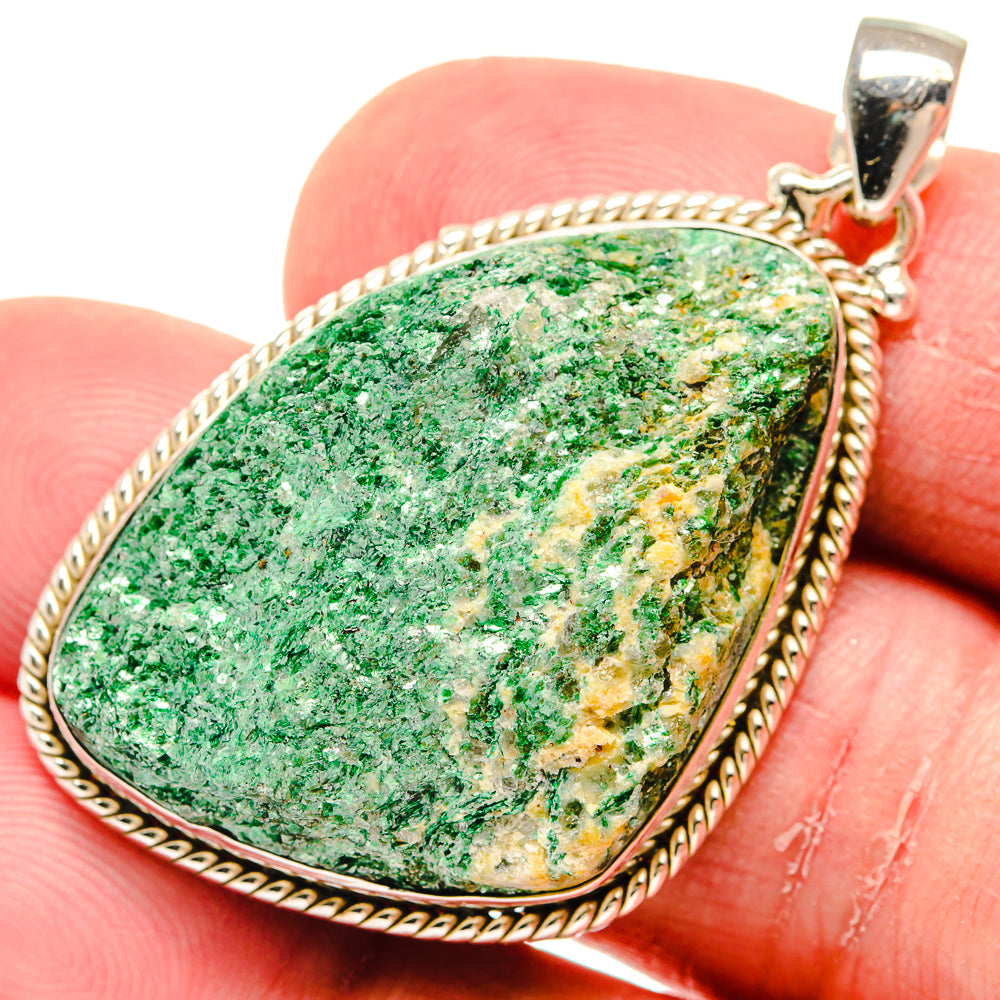 Chrysoprase Pendants handcrafted by Anasilvercos - PD20297