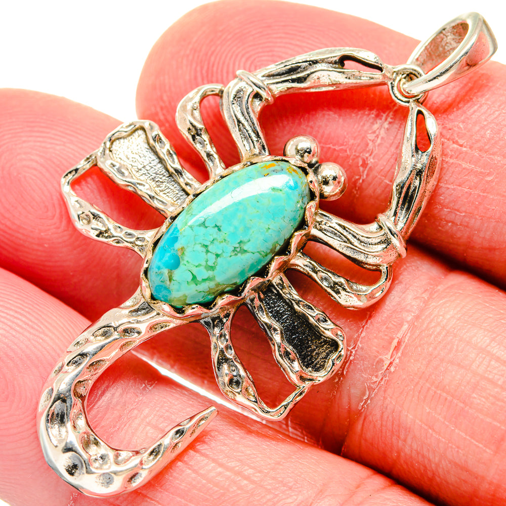 Chrysocolla Pendants handcrafted by Anasilvercos - PD20332