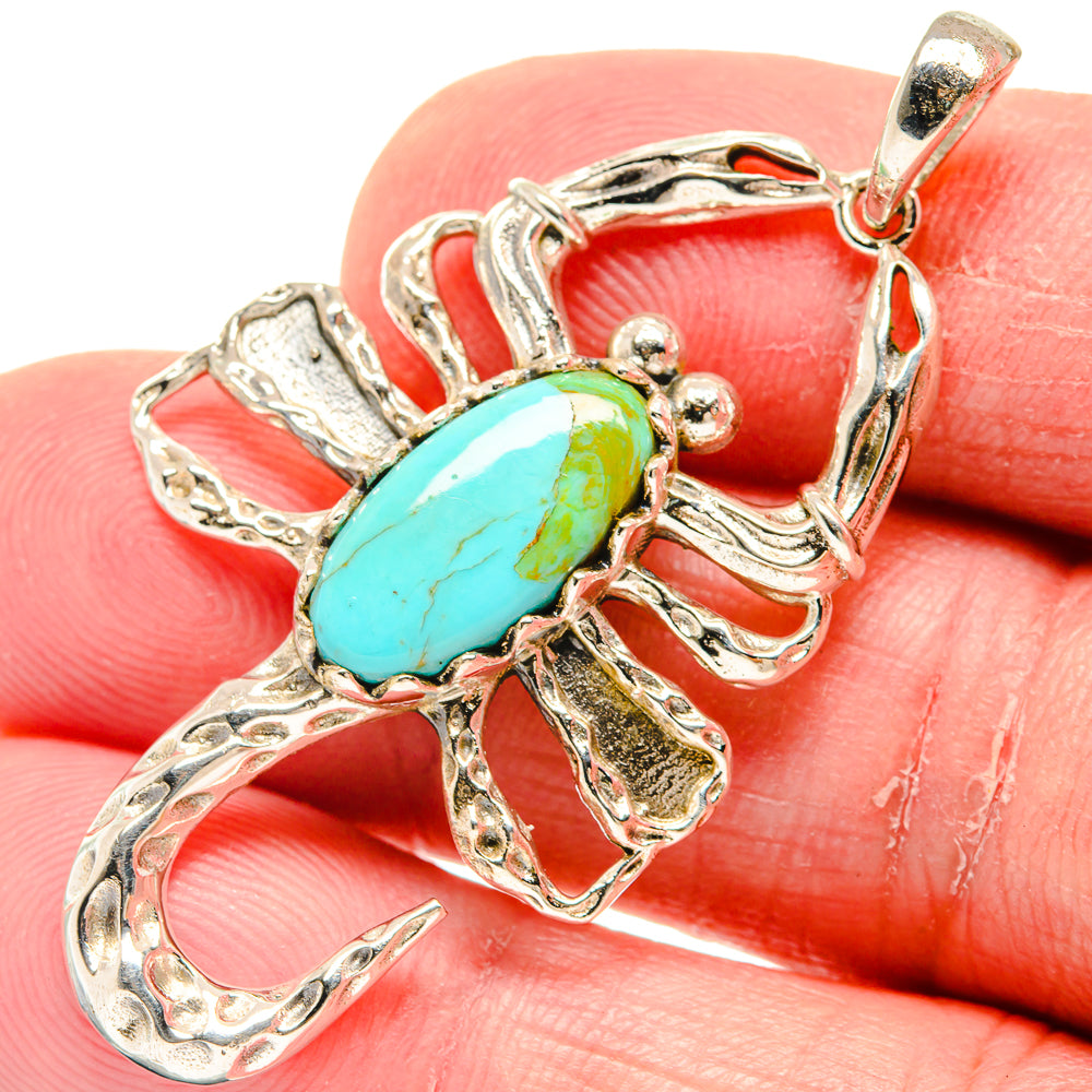 Chrysocolla Pendants handcrafted by Anasilvercos - PD20334