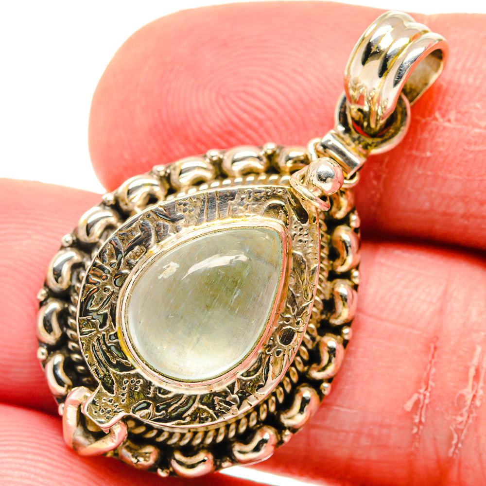 Aquamarine Pendants handcrafted by Anasilvercos - PD20335
