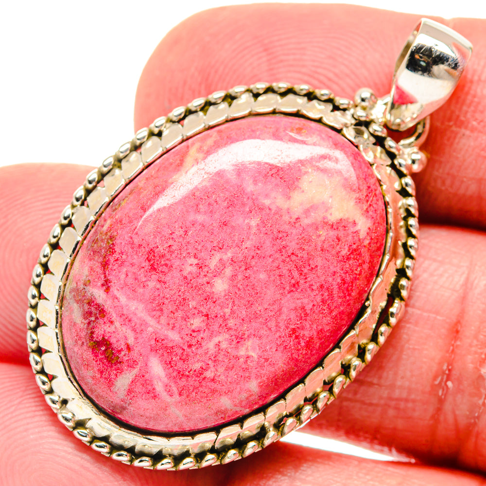 Rhodochrosite Pendants handcrafted by Anasilvercos - PD20378