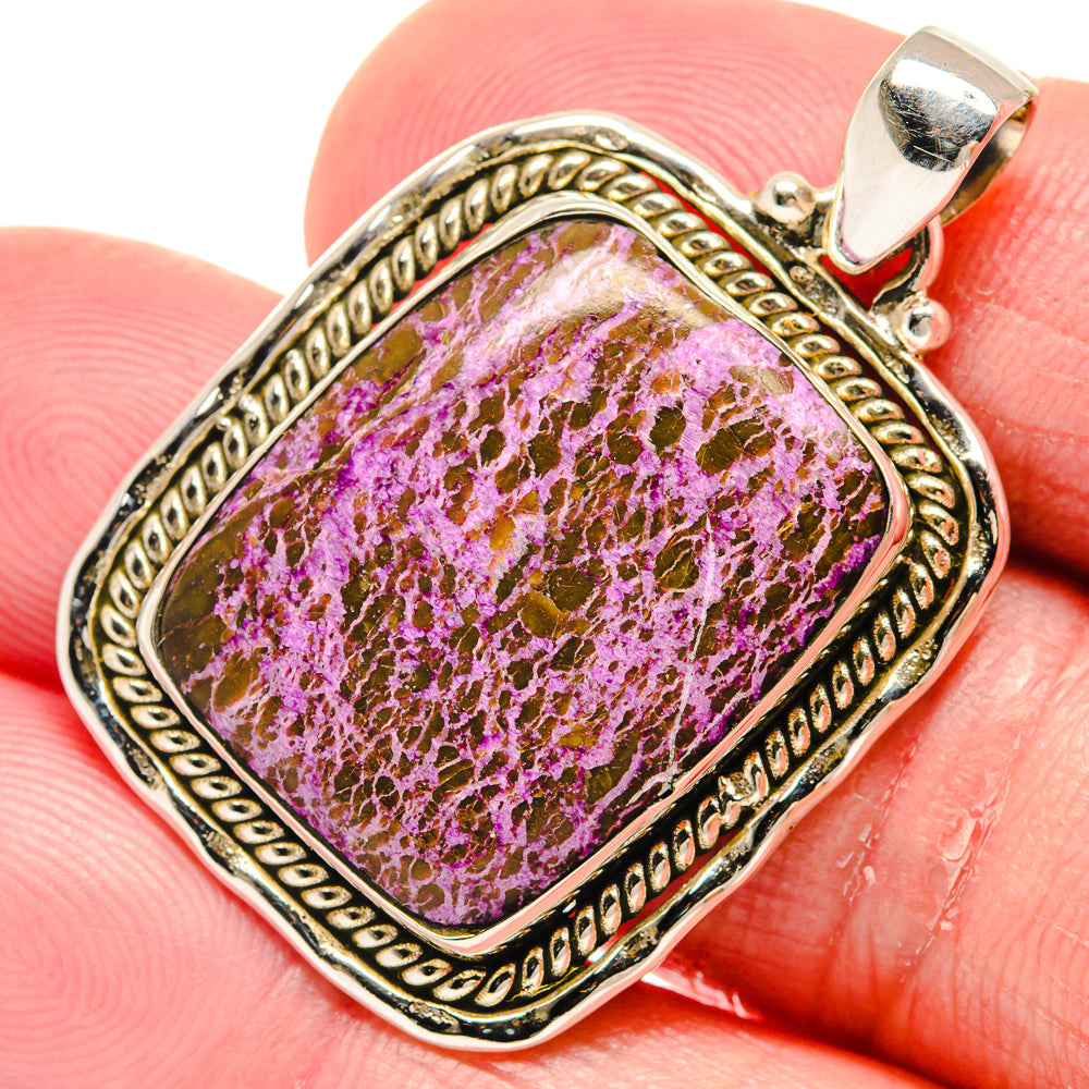 Stichtite Pendants handcrafted by Anasilvercos - PD20381