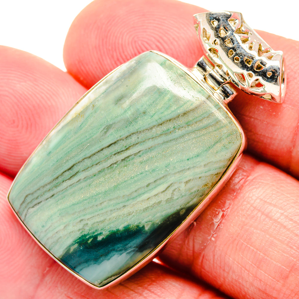 Ocean Jasper Pendants handcrafted by Anasilvercos - PD20387