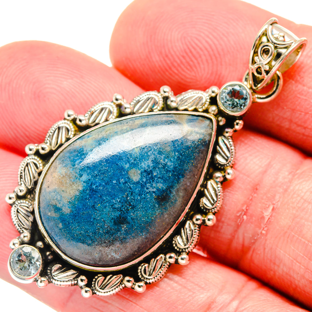 Apatite Pendants handcrafted by Anasilvercos - PD20391