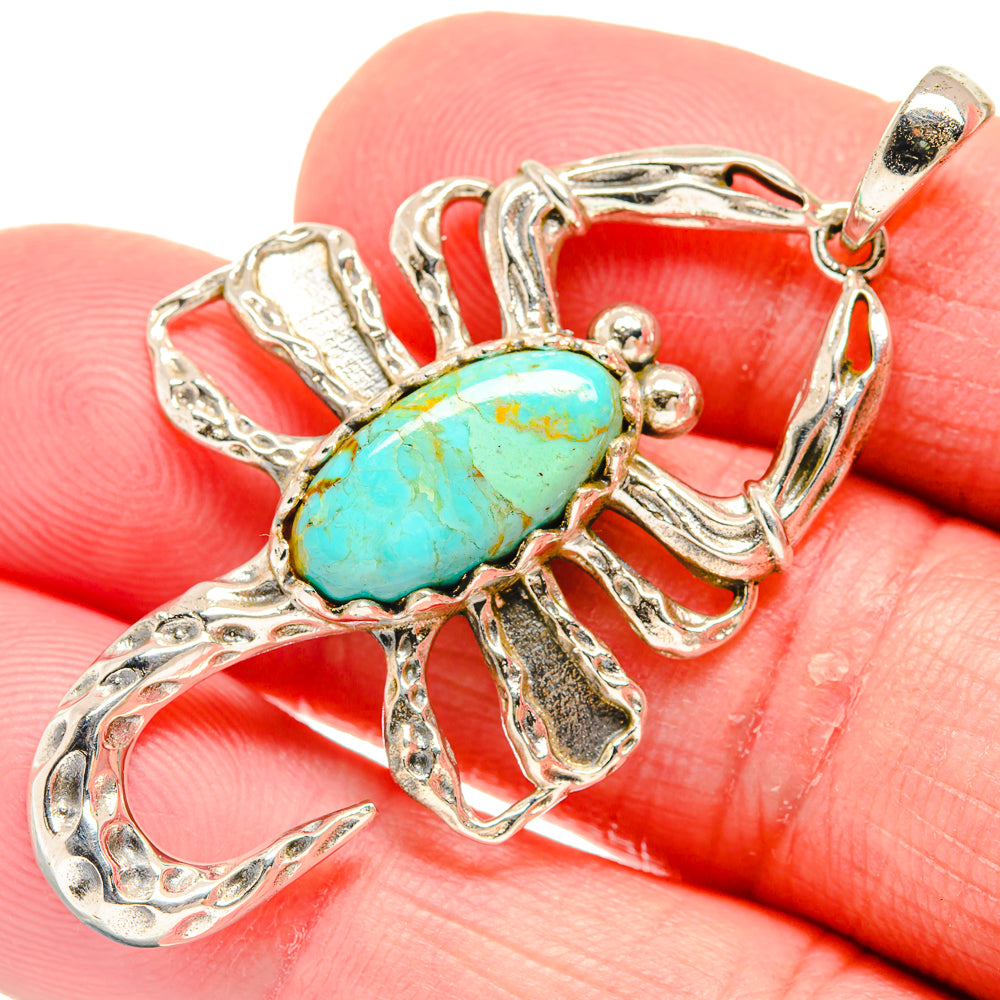 Chrysocolla Pendants handcrafted by Anasilvercos - PD20418