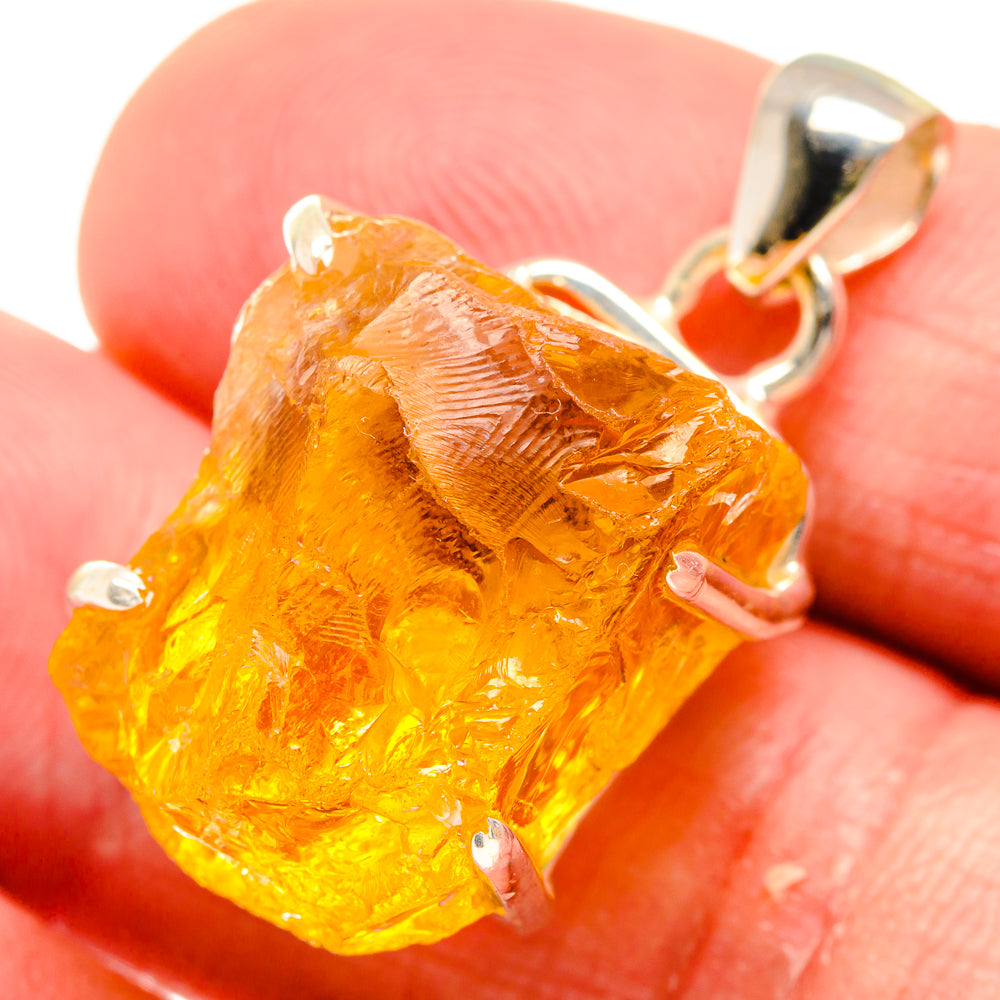 Citrine Pendants handcrafted by Anasilvercos - PD20462