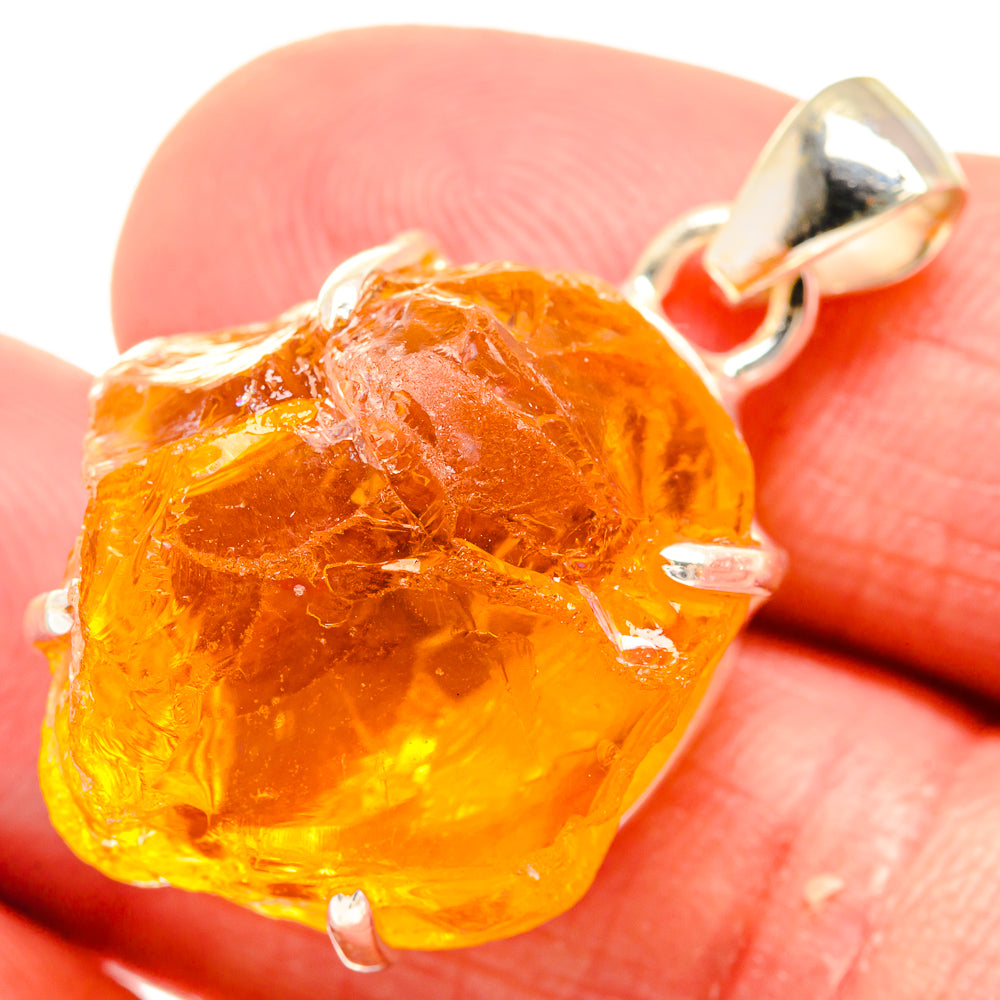 Citrine Pendants handcrafted by Anasilvercos - PD20463