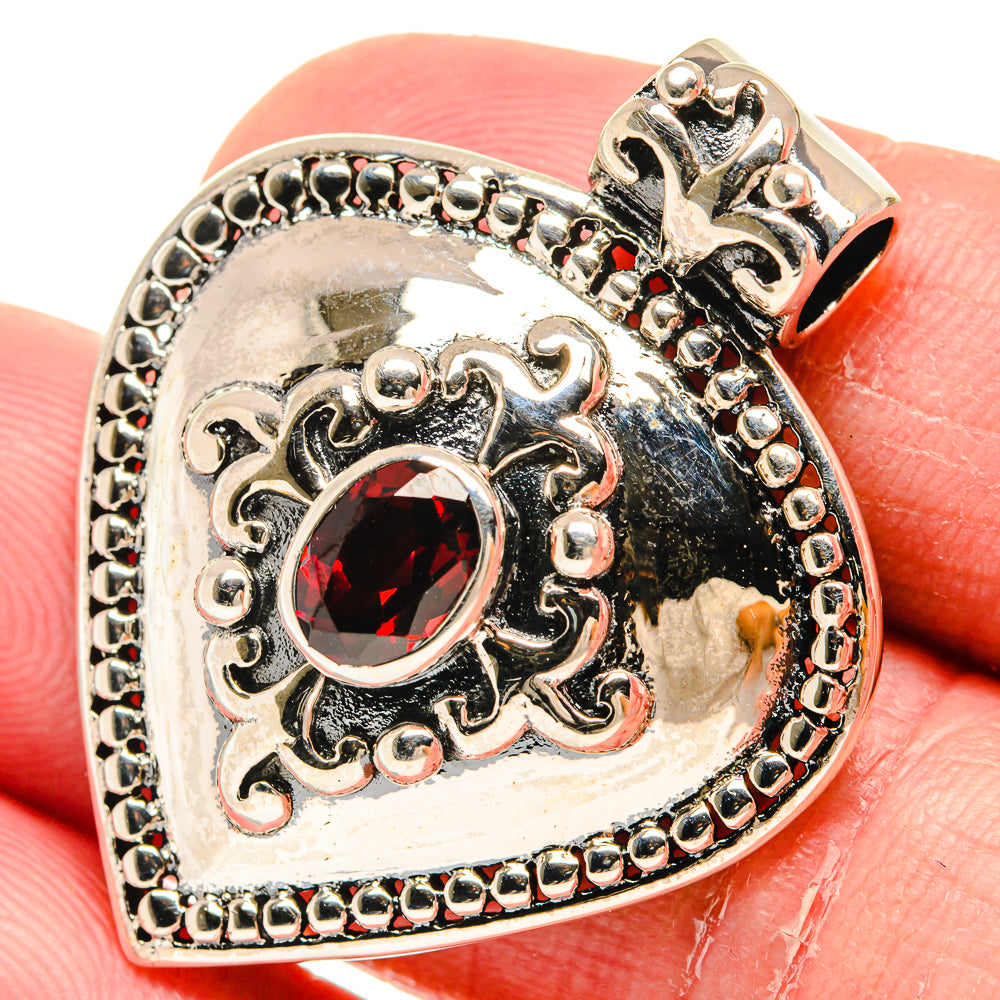 Garnet Pendants handcrafted by Anasilvercos - PD20492