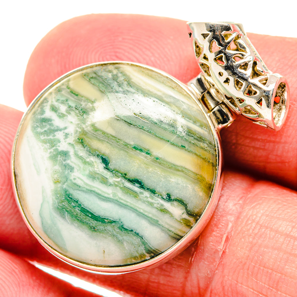 Ocean Jasper Pendants handcrafted by Anasilvercos - PD20495