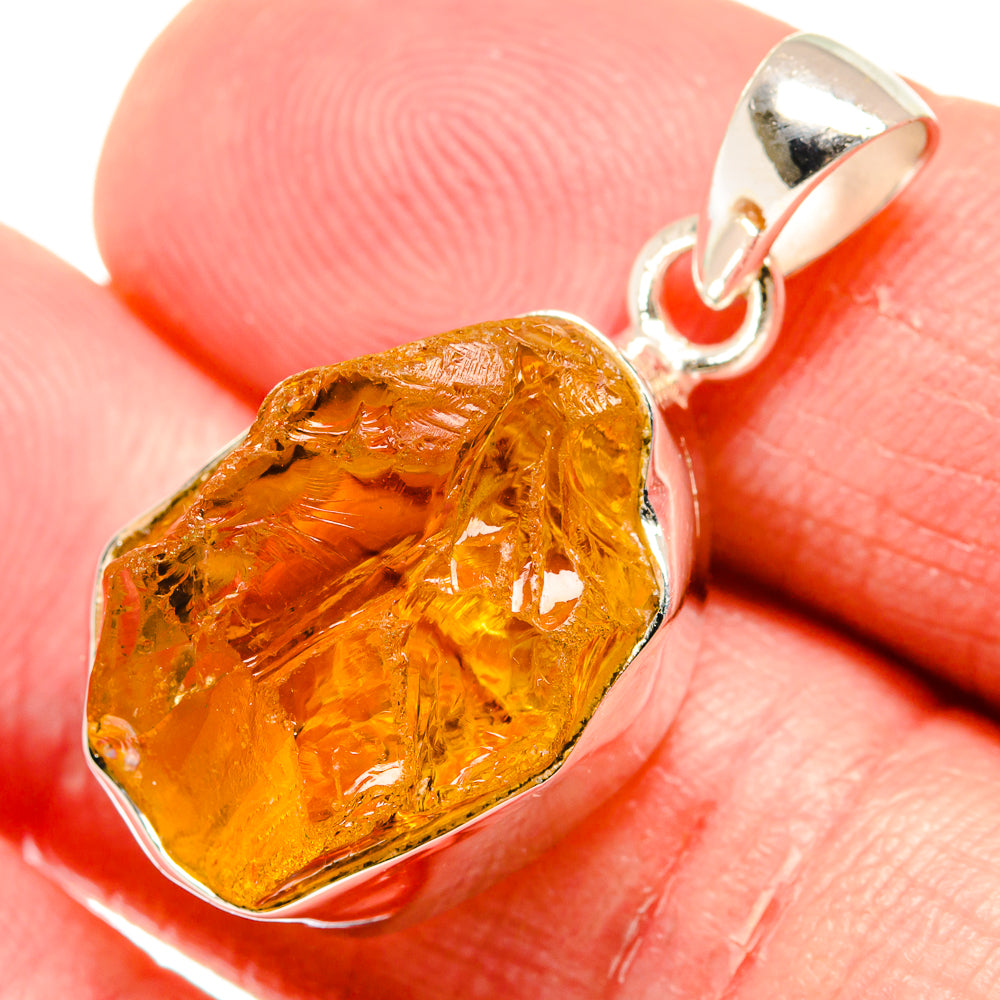 Citrine Pendants handcrafted by Anasilvercos - PD20507