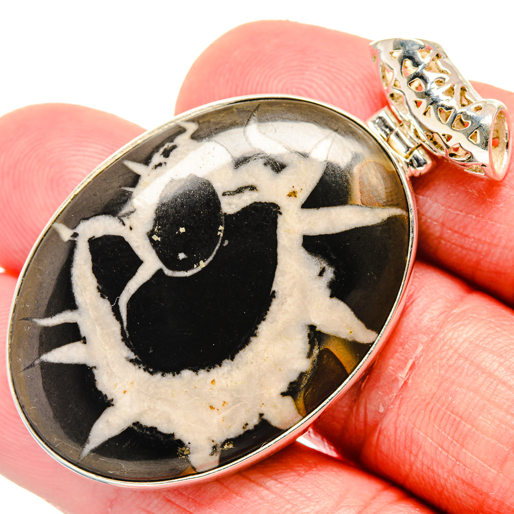 Septarian Geode Pendants handcrafted by Anasilvercos - PD20518
