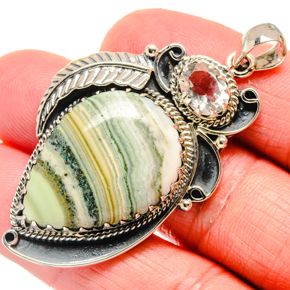 Ocean Jasper Pendants handcrafted by Anasilvercos - PD20528