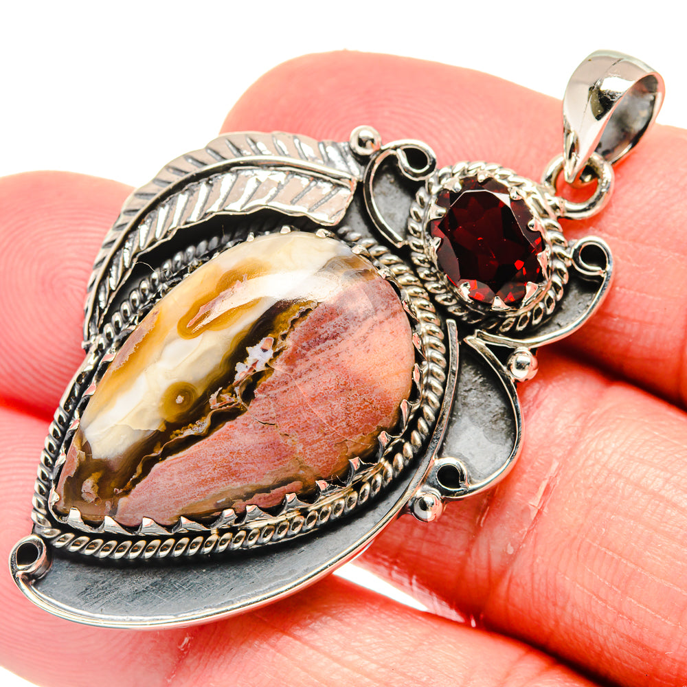 Butterfly Jasper Pendants handcrafted by Anasilvercos - PD20529